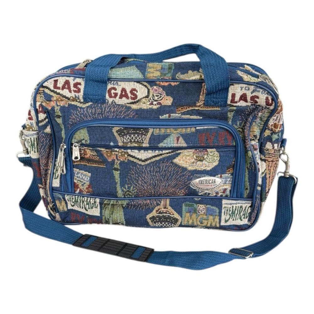 Y2K American Uni Las Vegas Tapestry Travel Bag Laptop Briefcase Carry On